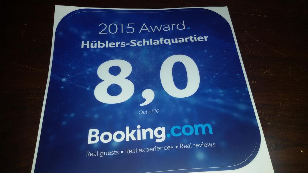 Hueblers-Schlafquartier Otel Fürstenwalde Dış mekan fotoğraf